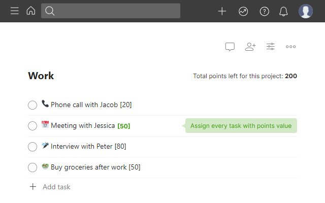 Todoist enhanced  from Chrome web store to be run with OffiDocs Chromium online