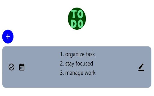 To Do List  from Chrome web store to be run with OffiDocs Chromium online