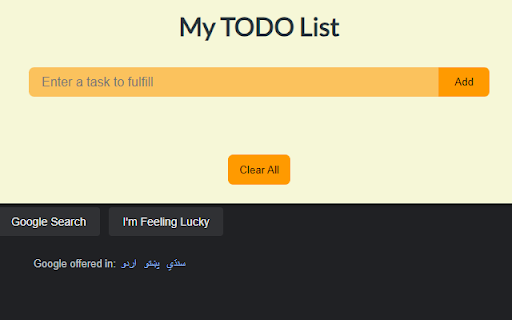 To Do List  from Chrome web store to be run with OffiDocs Chromium online