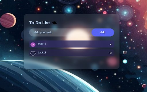 Todo List Extension  from Chrome web store to be run with OffiDocs Chromium online