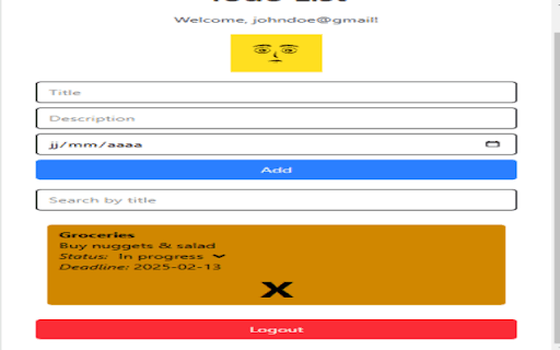 To do list extension  from Chrome web store to be run with OffiDocs Chromium online