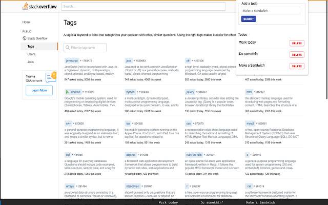 Todo Ticker  from Chrome web store to be run with OffiDocs Chromium online