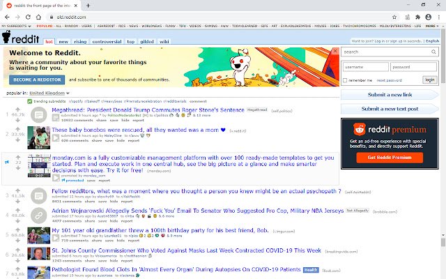 Toggle Old Reddit Redirect  from Chrome web store to be run with OffiDocs Chromium online