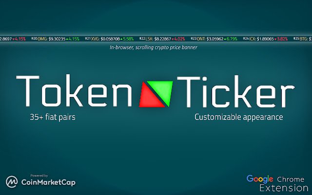 Token Ticker  from Chrome web store to be run with OffiDocs Chromium online