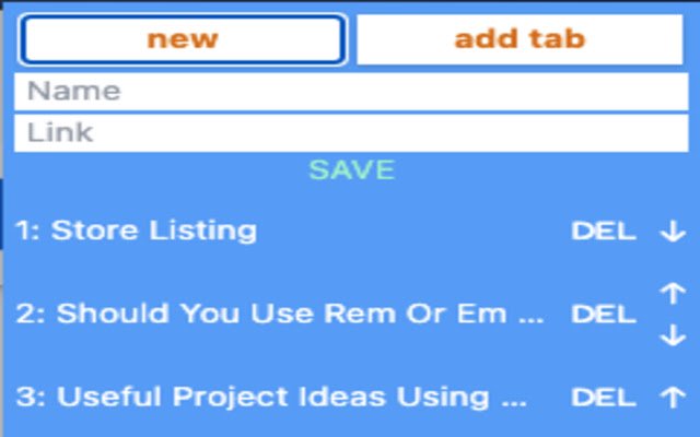 To Learn List  from Chrome web store to be run with OffiDocs Chromium online