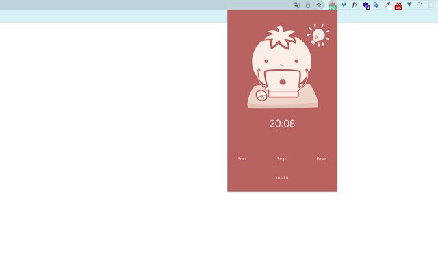 TomatoTimer(番茄钟)  from Chrome web store to be run with OffiDocs Chromium online