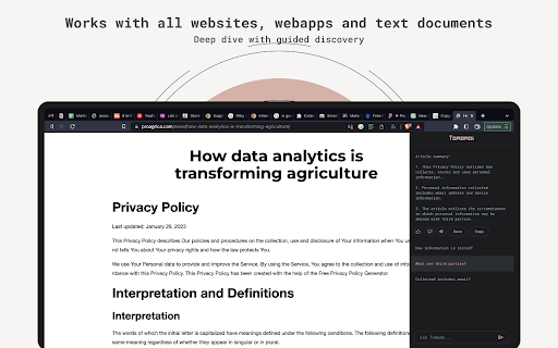 TOMOMO GPT  from Chrome web store to be run with OffiDocs Chromium online
