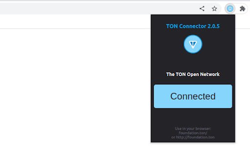 TON Connector  from Chrome web store to be run with OffiDocs Chromium online