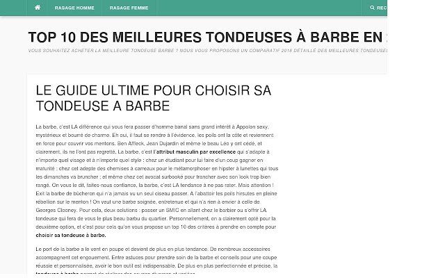 tondeuse à barbe  from Chrome web store to be run with OffiDocs Chromium online