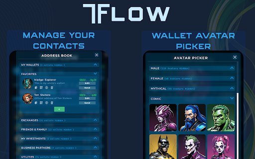 TONFLOW | TON Wallet  from Chrome web store to be run with OffiDocs Chromium online