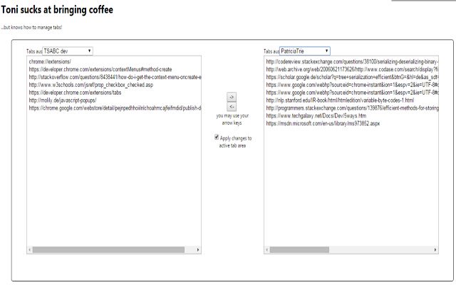 Toni sucks at bringing coffee  from Chrome web store to be run with OffiDocs Chromium online