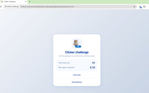 Toolbar Clicker Challenge  from Chrome web store to be run with OffiDocs Chromium online