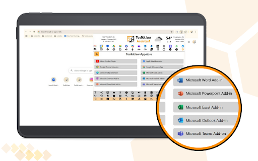 Toolkit.law Assistant  from Chrome web store to be run with OffiDocs Chromium online