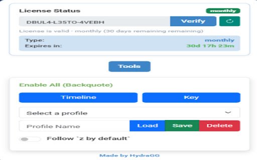 Tools auto keyboard  from Chrome web store to be run with OffiDocs Chromium online