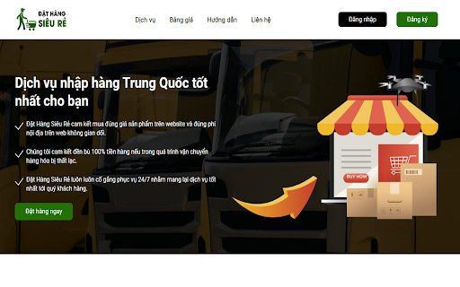 Tool Đặt Hàng Siêu Rẻ  from Chrome web store to be run with OffiDocs Chromium online