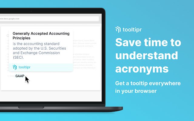 tooltipr از فروشگاه وب کروم برای اجرا با OffiDocs Chromium به صورت آنلاین