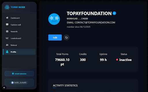 TOPAY Node  from Chrome web store to be run with OffiDocs Chromium online