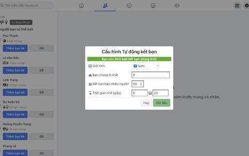 TOPID AUTO KẾT BẠN BẰNG AI  from Chrome web store to be run with OffiDocs Chromium online