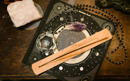 Top View of Astrology Items  from Chrome web store to be run with OffiDocs Chromium online