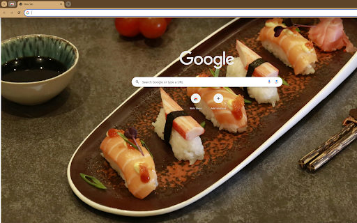 Top View of Nigiri Sushi  from Chrome web store to be run with OffiDocs Chromium online