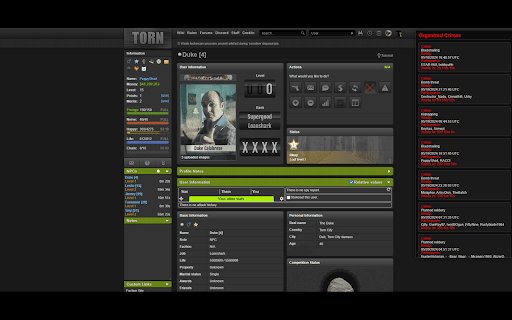 Torn Organized Crime Site Extension from Chrome web store to be run with OffiDocs Chromium online Torn Organized Crime Site Extension from Chrome web store to be run with OffiDocs Chromium online