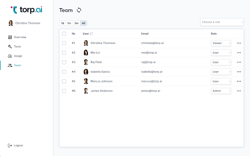 torp.ai  from Chrome web store to be run with OffiDocs Chromium online