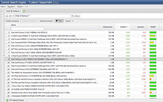 Torrent Search Engine  from Chrome web store to be run with OffiDocs Chromium online