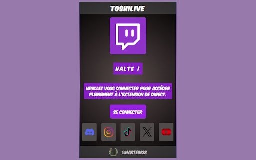 Toshicrow Live  from Chrome web store to be run with OffiDocs Chromium online