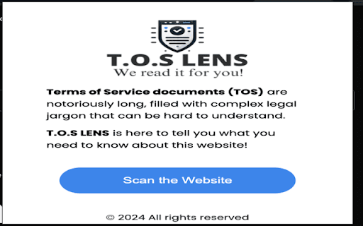 T.O.S LENS from Chrome web store to be run with OffiDocs Chromium online T.O.S LENS from Chrome web store to be run with OffiDocs Chromium online