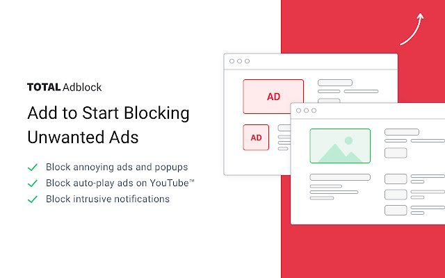 Total Adblock Ad Blocker  from Chrome web store to be run with OffiDocs Chromium online