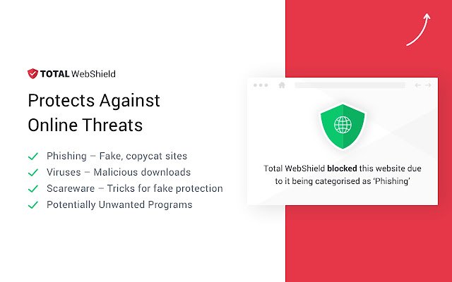 Total WebShield: Chrome Antivirus Protection  from Chrome web store to be run with OffiDocs Chromium online