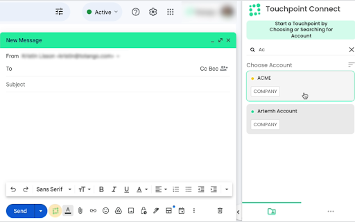 Totango Touchpoint Connect  from Chrome web store to be run with OffiDocs Chromium online