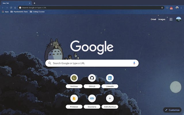 totoro night  from Chrome web store to be run with OffiDocs Chromium online
