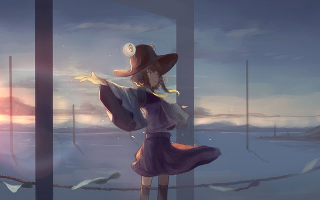 Touhou Project Desktop Wallpaper Girl Anime  from Chrome web store to be run with OffiDocs Chromium online