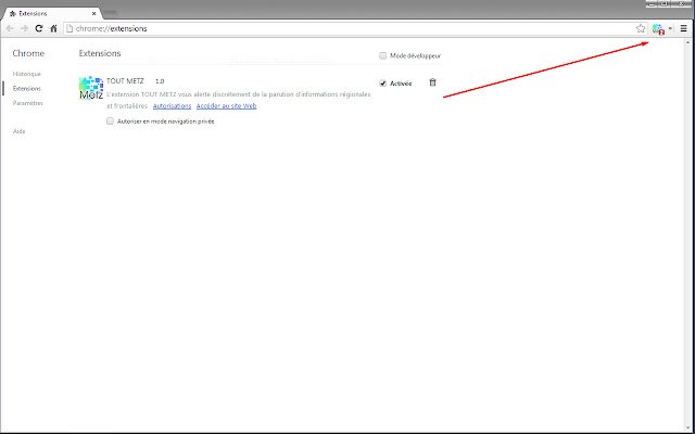 TOUT METZ מחנות האינטרנט של Chrome יופעל עם OffiDocs Chromium באינטרנט