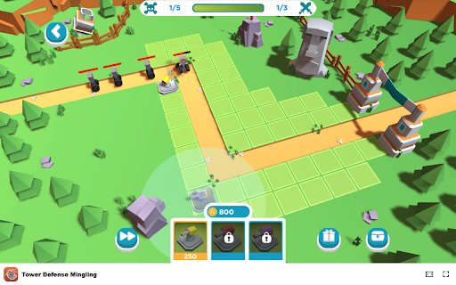 Tower Defense Mingling Game Merge turrets to create powerful defenses!  from Chrome web store to be run with OffiDocs Chromium online