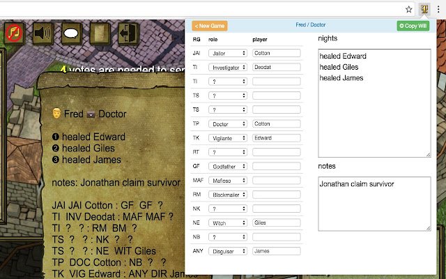 Town Of Salem Assistant  from Chrome web store to be run with OffiDocs Chromium online