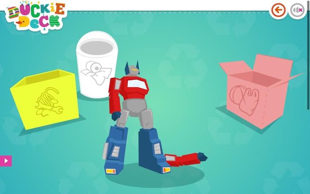 Spielzeugspiele Spielzeugrecycling bei Duckie Deck aus dem Chrome-Webshop, ausgeführt mit OffiDocs Chromium online