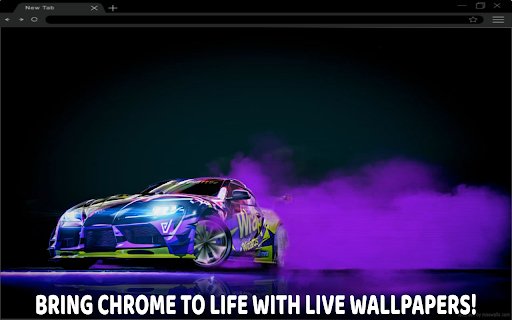 Toyota Supra Drifting Live Wallpaper  from Chrome web store to be run with OffiDocs Chromium online
