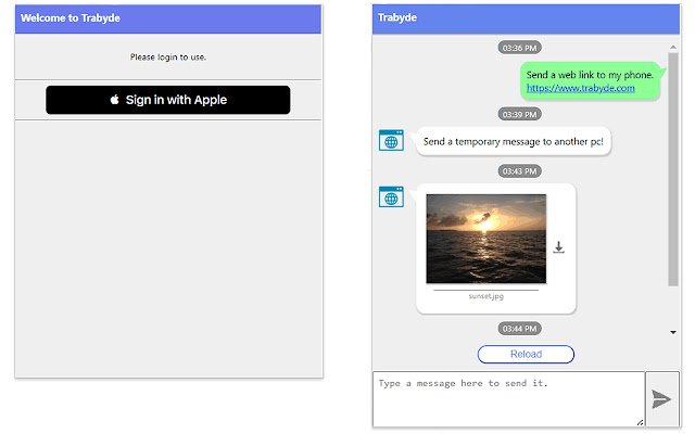 Trabyde  from Chrome web store to be run with OffiDocs Chromium online
