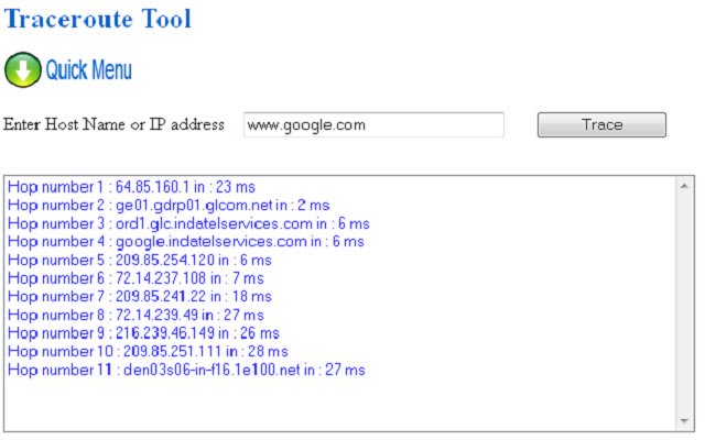 Trace route Tool  from Chrome web store to be run with OffiDocs Chromium online
