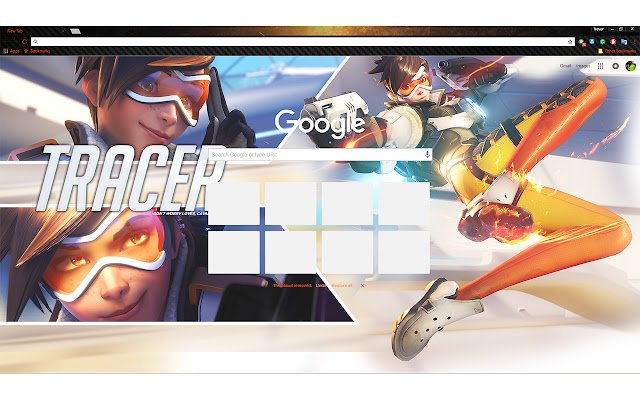 Tracer Overwatch Theme HD із веб-магазину Chrome для запуску з OffiDocs Chromium онлайн