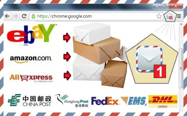 TrackIDbot Отслеживание посылок  from Chrome web store to be run with OffiDocs Chromium online
