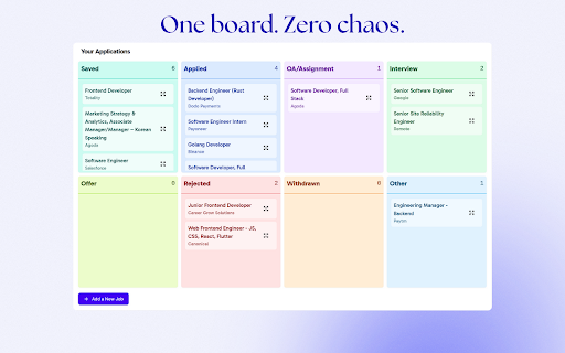 TrackJobs Assistant Application Tracker and Autofill  from Chrome web store to be run with OffiDocs Chromium online
