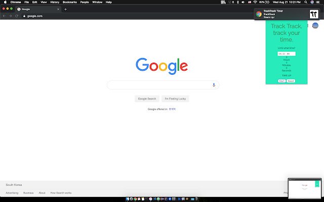 TrackTrack  from Chrome web store to be run with OffiDocs Chromium online