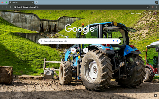 tractor and mountain  from Chrome web store to be run with OffiDocs Chromium online