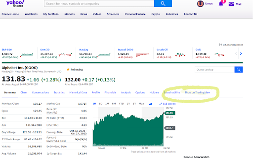 TradingView Button  from Chrome web store to be run with OffiDocs Chromium online