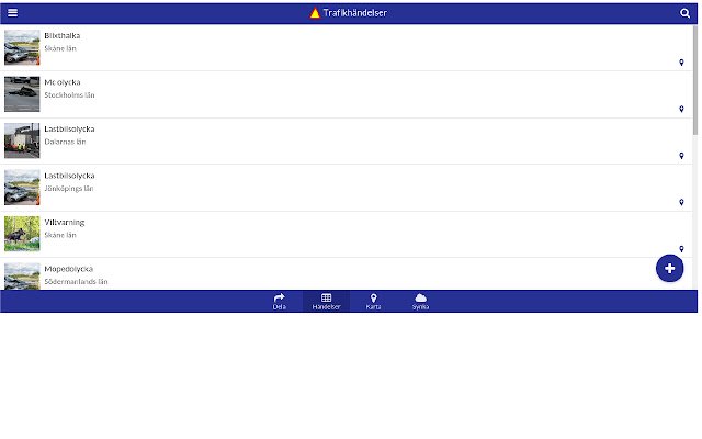 Trafikinformation  from Chrome web store to be run with OffiDocs Chromium online