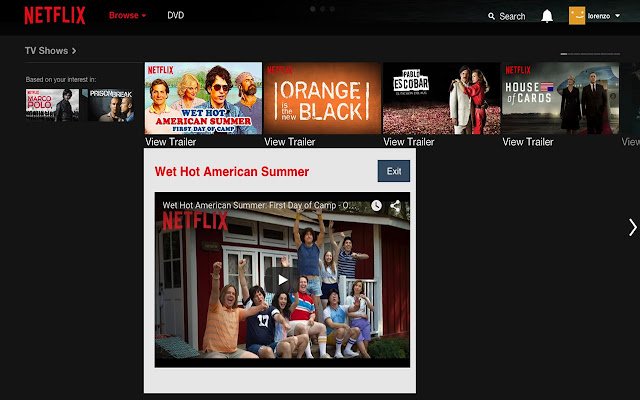 Trailex  from Chrome web store to be run with OffiDocs Chromium online