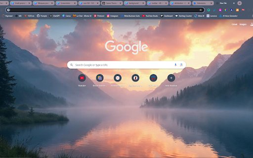 Tranquil Riverscape Serenity in Every Tab  from Chrome web store to be run with OffiDocs Chromium online